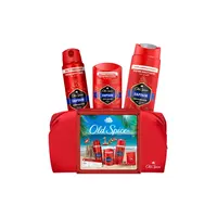 Xmass set Old Spice Captain v cestovnej taške s tuhým dezodorantom 50ml, dezodorantom v spreji 150ml a sprchovým gélom 250ml