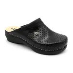 Leon PU100 Dámska zdravotná celokožená obuv uzavretá 36 - 23,5cm, čierna, 4,5 cm