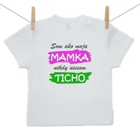 Boodyy Tričko s krátkym rukávom Som ako moja mamka ... 80 (9-12 mesiacov)