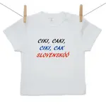 Boodyy Tričko s krátkym rukávom Ciki, caki, ciki, cak 128 (7-8 rokov)