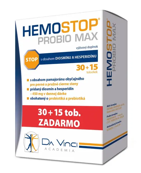 Hemostop Probio MAX Da Vinci Academia 30+15 ks