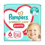 Pampers Premium Care plienkové nohavičky veľkosť 6, 42 ks, 13-19kg