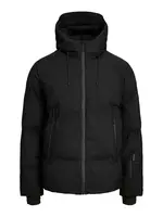 JACK & JONES Zimná bunda  čierna