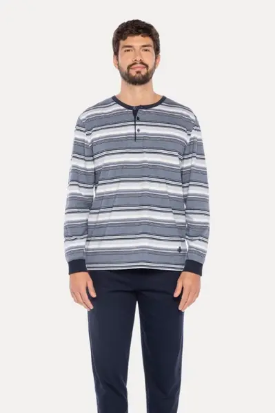 Pánské pyžamo DOMINGO M Modrá