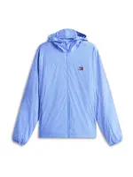 Tommy Jeans Prechodná bunda 'CHICAGO'  nebesky modrá