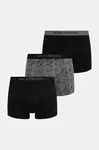 Boxerky Emporio Armani Underwear 3-pack pánské, černá barva, EM000260 AF10800