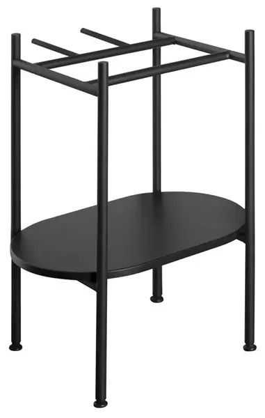 Sapho Puno - Kovový podstavec pod umývadlo, čierna SKA570-2