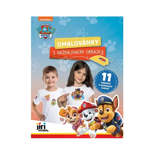 JIRI MODELS Omalovánky s nažehlovacími obrázky Tlapková patrola 1 ks