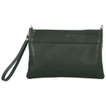 Dámska kožená crossbody kabelka tmavo zelená - Delami Vera Pelle Denica