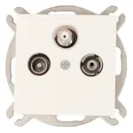 Zásuvka SAT Medium, biela