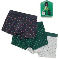 CELIO XMIBOGIFT Pánské boxerky v dárkovém balení, tmavě zelená, velikost