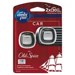 Ambi Pur Vôňa do auta CAR Jaguar Duopack Old Spice 2 x 2 ml