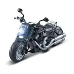 Alltoys Motorka 1 : 12 so svetlom černá