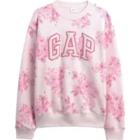 GAP HERITAGE CREW Dámska mikina, biela, veľkosť