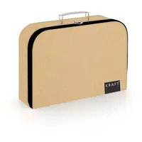 Oxybag 34 CM KRAFT NATURE Výtvarný kufrík, béžová, veľkosť