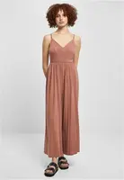 Women's Terracotta Modal Spaghetti Jumpsuit