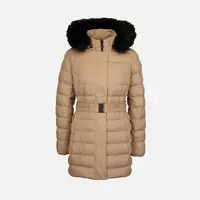 Beige Women's Down Jacket Geox Catria - Women's
