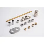 Termostatický ventil pre ústredné vykurovanie P.M.H. Nova 6x7 cm nerez NOV-L-SS