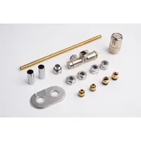 Termostatický ventil pre ústredné vykurovanie P.M.H. Nova 6x7 cm nerez NOV-L-SS