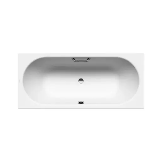 Obdĺžniková vaňa Kaldewei Classic Duo 170x70 cm smaltovaná oceľ alpská biela s otvormi na madlo 290510110001