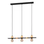 Závesné osvetlenie Eglo BRAMERTON čierna 43752