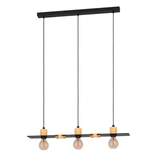 Závesné osvetlenie Eglo BRAMERTON čierna 43752