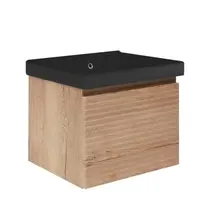 Kúpeľňová skrinka s umývadlom Naturel Savona 58x43x45 cm dub mat SAVONA60DHU1B