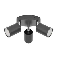 LED bodové osvetlenie Eglo RECISO-E čierna 74008