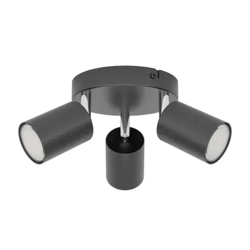 LED bodové osvetlenie Eglo RECISO-E čierna 74008