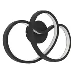 LED nástenné svietidlo Eglo GIANELLA čierna 900949