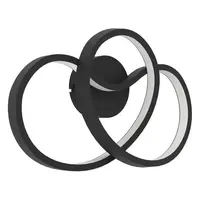 LED nástenné svietidlo Eglo GIANELLA čierna 900949