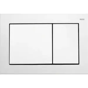 Tece Base ovládacie tlačidlo z plastu v bielej farbe lesk 9240700 9.240.700