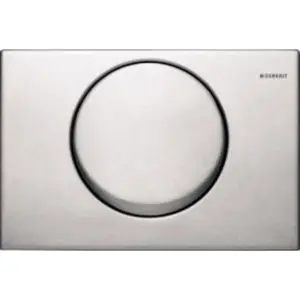 Geberit Mambo ovládacie tlačidlo brúsená nerezová oceľ 115.751.00.1