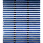 Keramická mozaika Premium Mosaic Kit Kat deep blue 28x31 cm lesk MOSKK3DBL