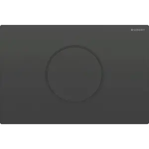 Geberit Sigma10 ovládacie tlačidlo oceľ čierna 115.909.DW.6