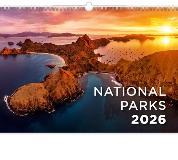 Kalendář nástěnný 2026 - National Parks