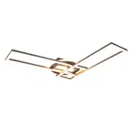 Reality Twister led stropné osvetlenie nikel r67183107 RER67183107