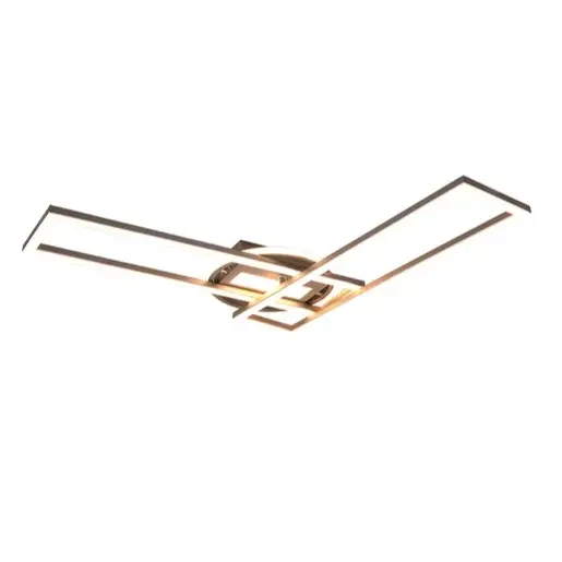 Reality Twister led stropné osvetlenie nikel r67183107 RER67183107