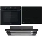 Whirlpool rúra OMK58CU1SB + indukčná varná doska WSQ7360NE + odsávač pár AKR7491NB SETWH31