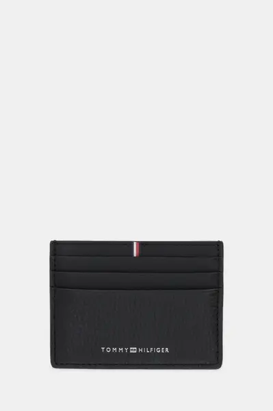 Kožené puzdro na karty Tommy Hilfiger