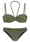 LASCANA Bikiny  olivová