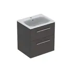 Geberit Selnova kúpeľňová skrinka s umývadlom 60x50,2x65,2 cm v dekore láva mat 501.237.00.1