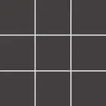 Mozaika Rako Color Two antracitovo šedá 10x10 cm mat GAA0K248.1