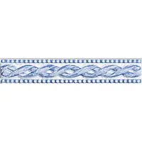 Listela Fineza Ricordi bleu 4x20 cm lesk RICLIFIB
