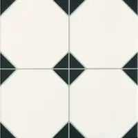 Dlažba Realonda Octagon black 33x33 cm mat OCTAGONBK