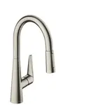 Hansgrohe Talis drezová batéria s vyťahovacou spŕškou, 2 prúdy vzhled nerezu 73851800