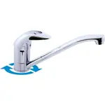 RAV SLEZÁK Vltava drezová batéria s otočným ramienkom chróm V105.0