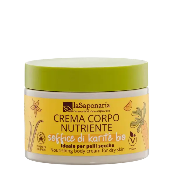 LASAPONARIA Výživný telový krém s BIO bambuckým maslom 200 ml