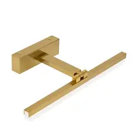 LED nástenná lampa SAT broušená zlatá SATWL400