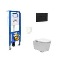 Závesný WC set do ľahkých stien / predstenová SAT Brevis SIKOJSW3